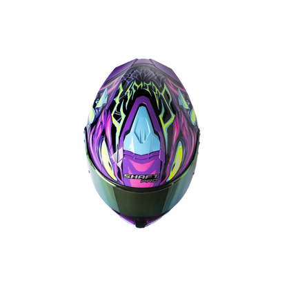 Casco SHAFT PRO SHPRO-609 VENOM Horror Negro - Fucsia