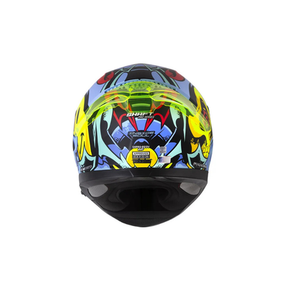 Casco SHAFT PRO SHPRO-612 DV EVO Inside Soul Azul Oscuro - Rojo