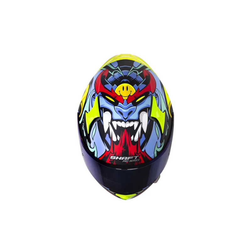 Casco SHAFT PRO SHPRO-612 DV EVO Inside Soul Azul Oscuro - Rojo