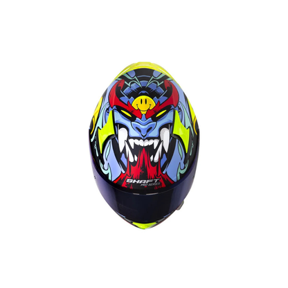 Casco SHAFT PRO SHPRO-612 DV EVO Inside Soul Azul Oscuro - Rojo