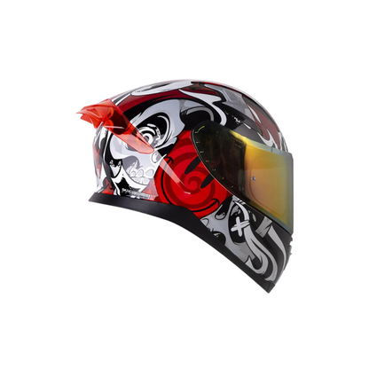 Casco SHAFT PRO SHPRO-612 DV EVO Inside Soul Rojo Oscuro - Gris