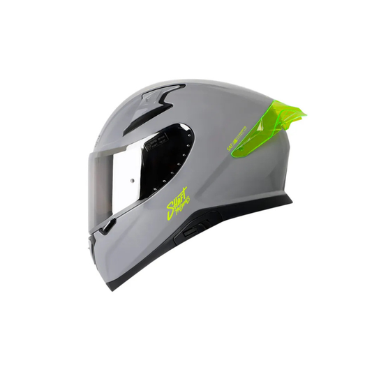 Casco SHAFT PRO SHPRO-612 DV EVO Solid Gris Nardo - Amarillo Neon