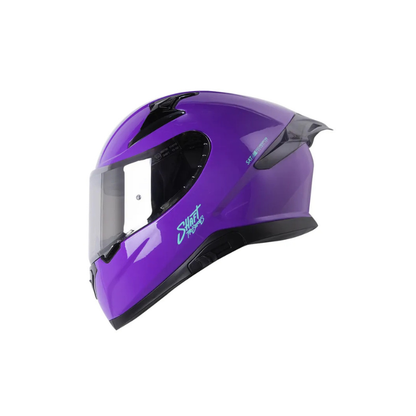 Casco SHAFT PRO SHPRO-612 DV EVO Solid Morado - Turquesa