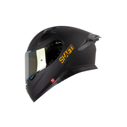 Casco SHAFT PRO SHPRO-612 DV EVO Solid Negro - Dorado