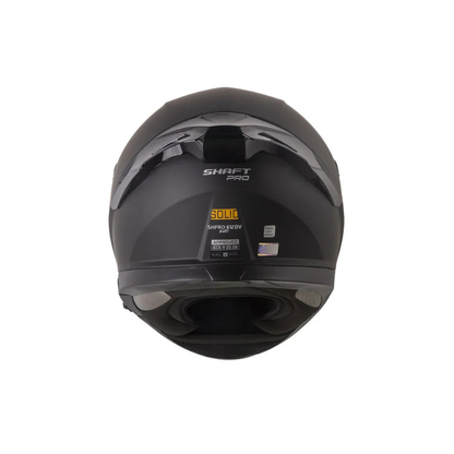 Casco SHAFT PRO SHPRO-612 DV EVO Solid Negro - Dorado