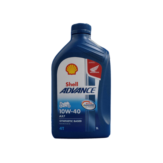 Aceite de Motor Shell Advance 10W40 Semisintetico Ax7 4 Tiempos
