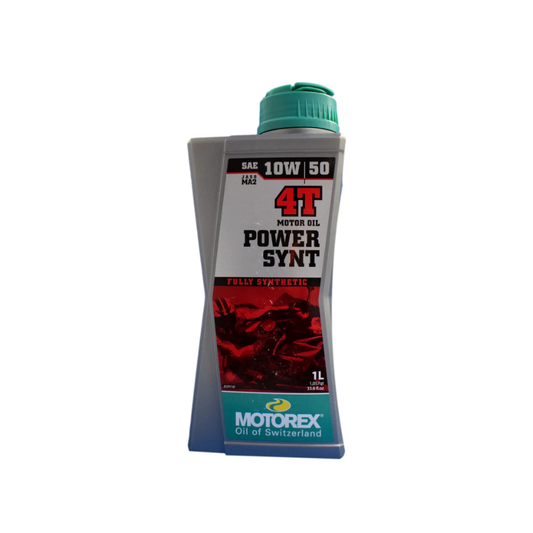 Aceite de Motor Motorex 10W50 Sintetico Power Synt 4 Tiempos