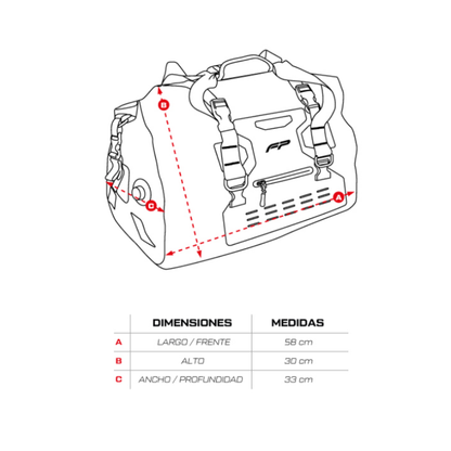 FP Maleta Dry Bag M45 Gris