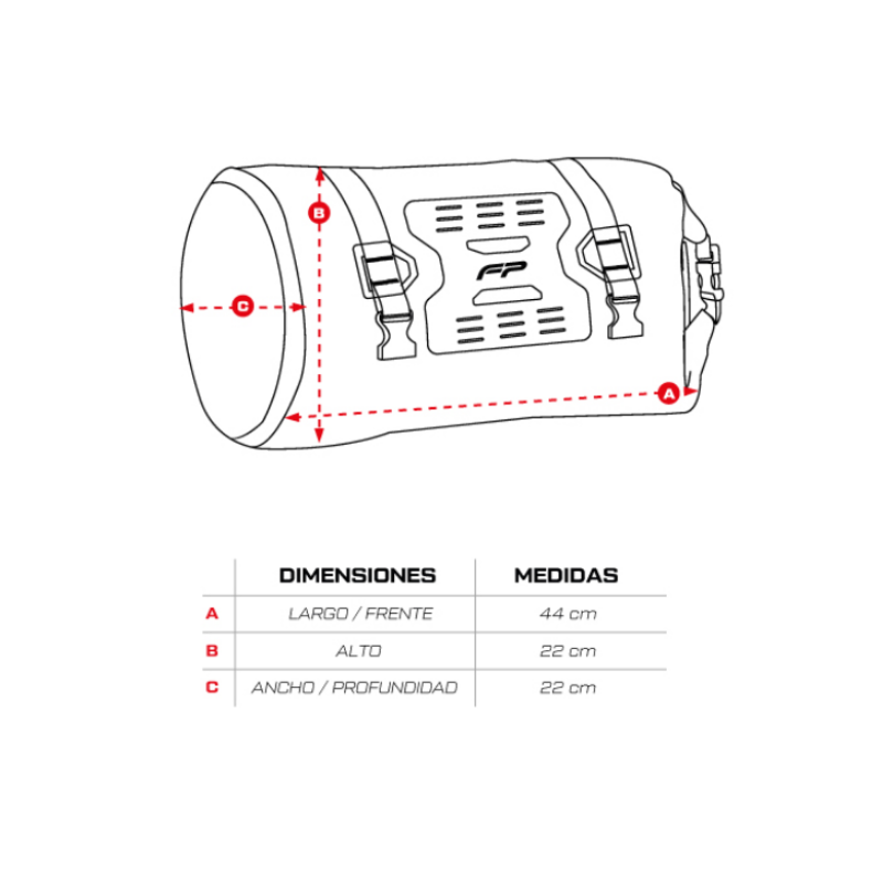 FP Maleta Drybag C15 Negro