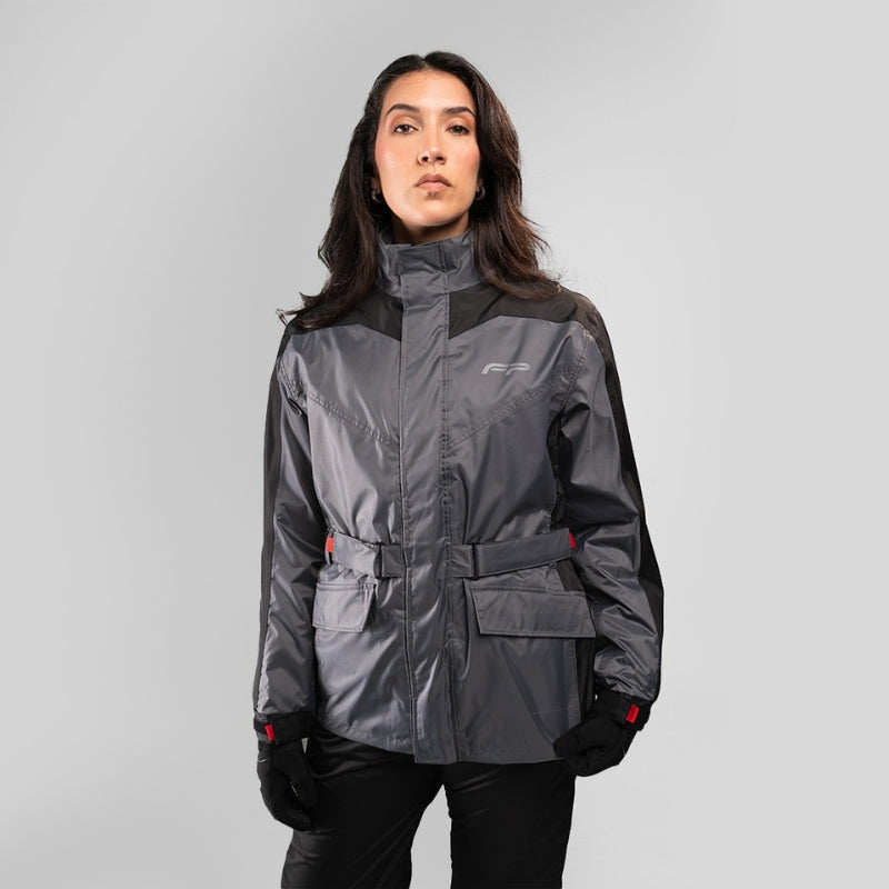 Impermeable Mujer Cyclone Gris