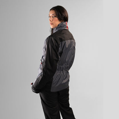 Impermeable Mujer Cyclone Gris